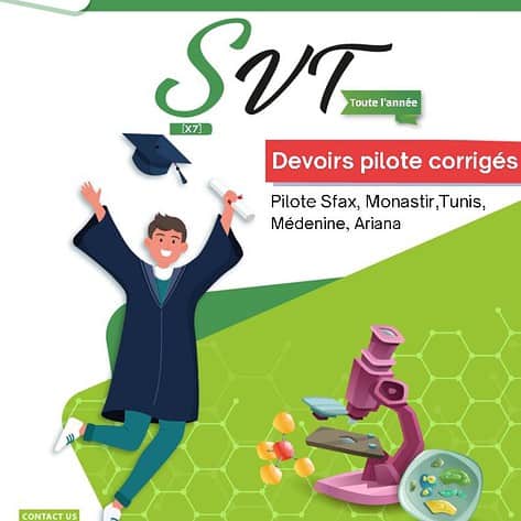 [X7]- SVT- Devoirs pilote corrigés- BAC MATH