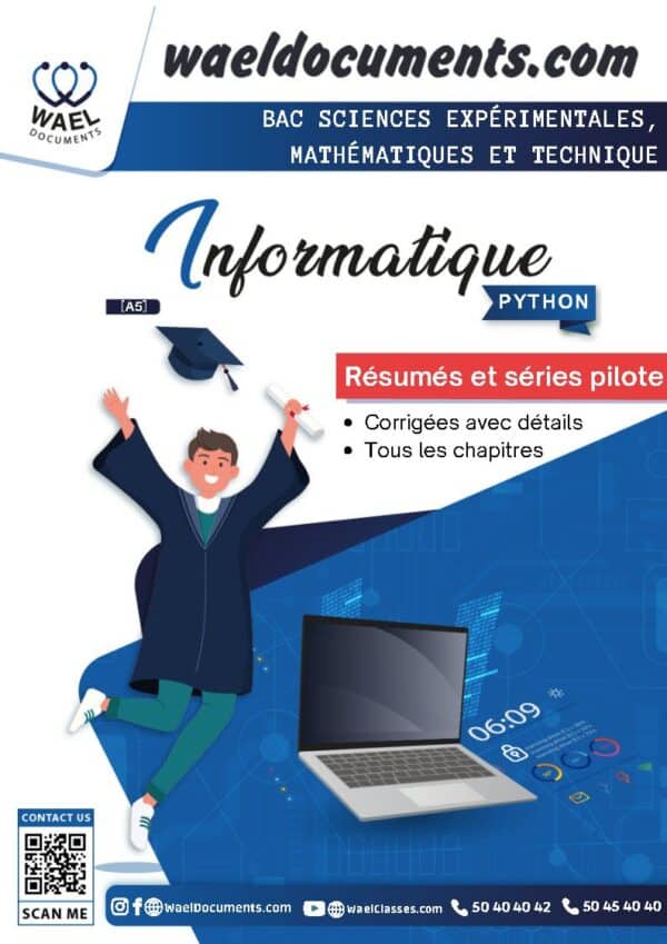 [A6]- Informatique- Résumés et séries corrigées- Bac Scientifique
