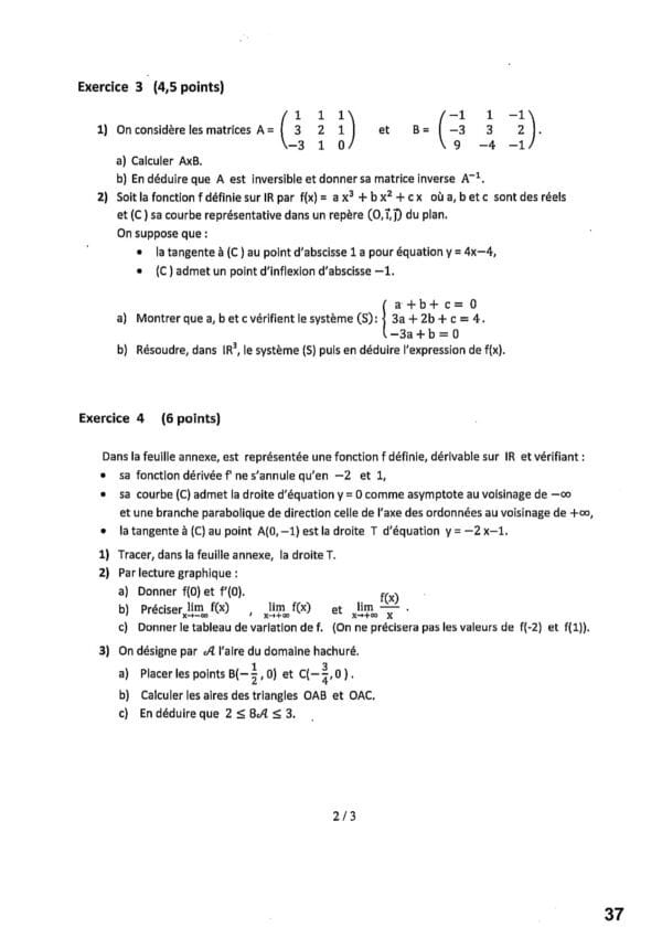 [B6new]- Maths- Epreuves bac informatique corrigées (2009-2024)