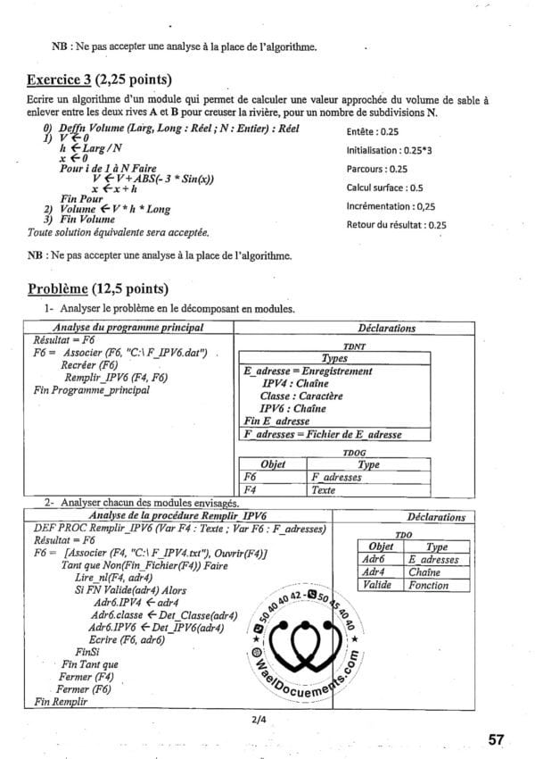[B8new]- Algorithme et programmation- Epreuves bac info corrigées (2009-2024)