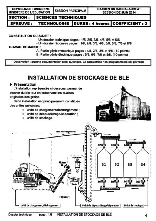 [K10new]- Epreuves bac corrigées - Mécanique et Electrique- 2014-2024