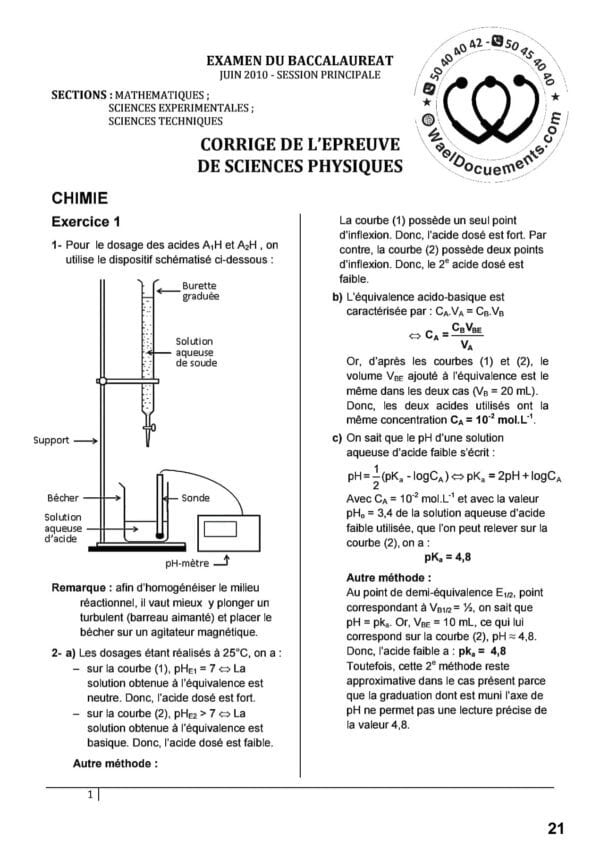 [Z8new]-Physique- Epreuves bac corrigées- Bac Maths (2009-2024)