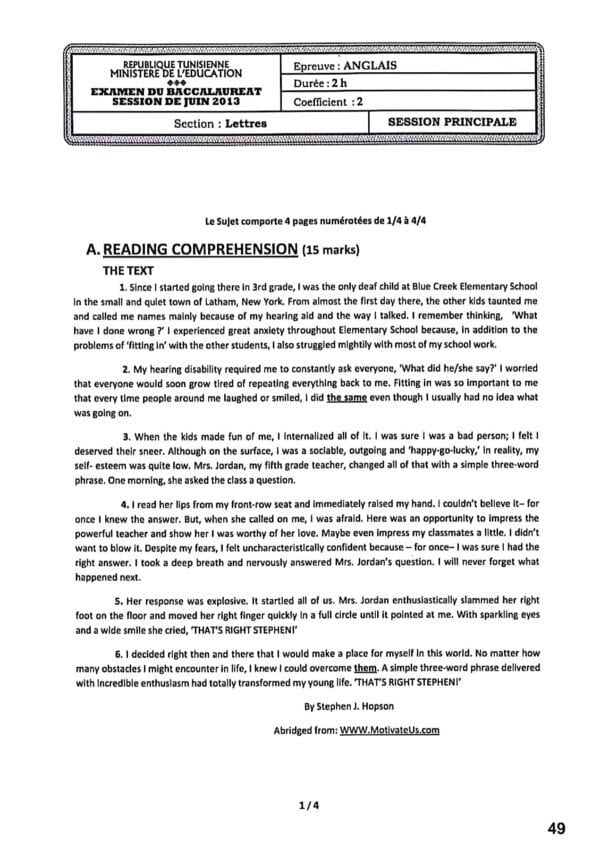 [L9new]- Anglais- Epreuves Bac Lettres corrigés (2009-2024)