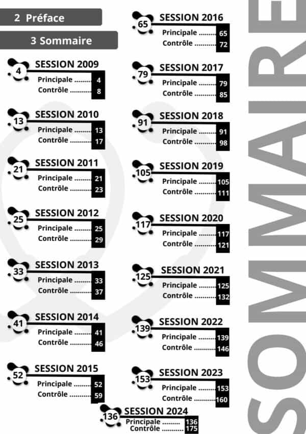 [W1new]- عربية- المناظرات السابقة للباكالوريا مع الإصلاح- شعب علمية و اقتصادية 2009-2024