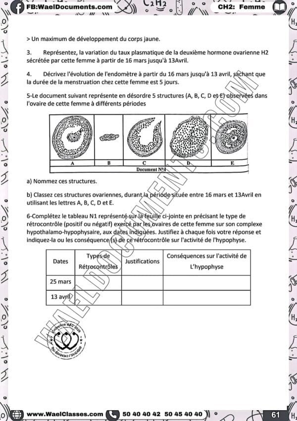 [S3new] SVT- Exercices niveau moyen QCM et CROQ corrigés- Bac sciences