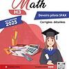 [H3new] Mathématiques- Devoirs pilote Sfax corrigés- Bac math