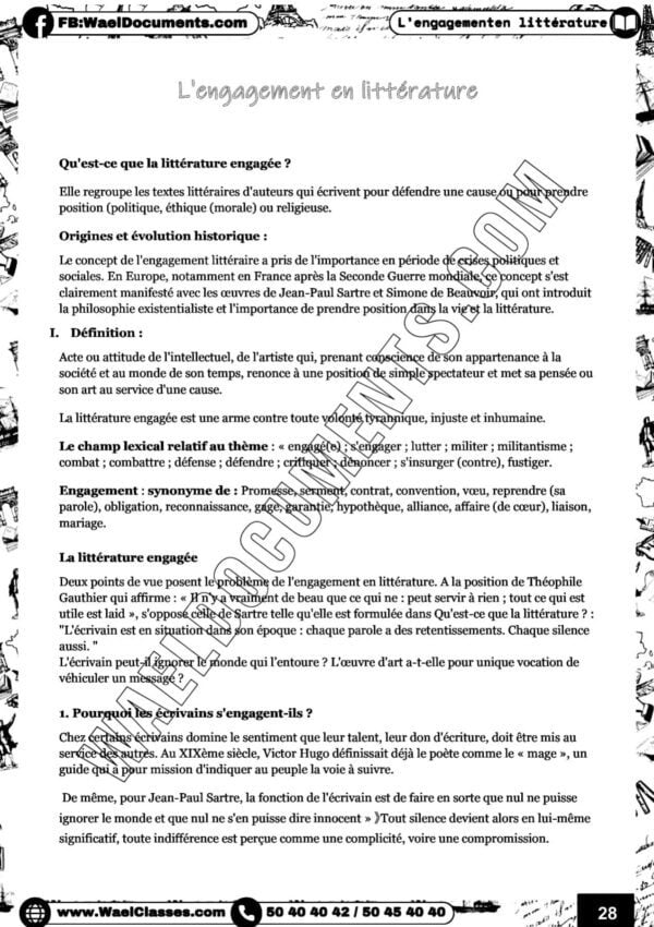 [L6new] Français- Résumés et arguments, langue, compréhension, méthodologie et exercices corrigés- Bac Lettres