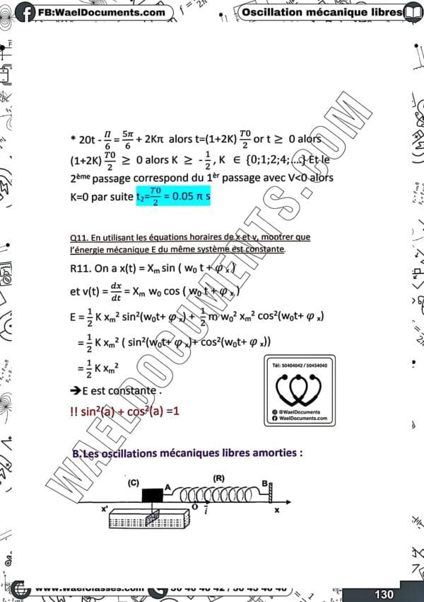 [T1new] Physiques- Cours détaillé, questions-réponses et explications en derja- Bac Technique