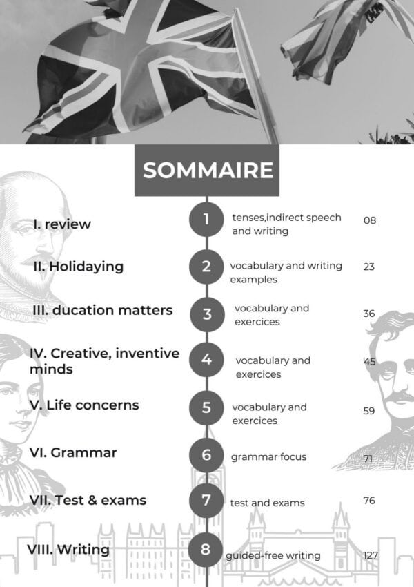 [A1new] Anlgais- Résumés, exercices, devoirs et explication derja- Bac scientifique et éco