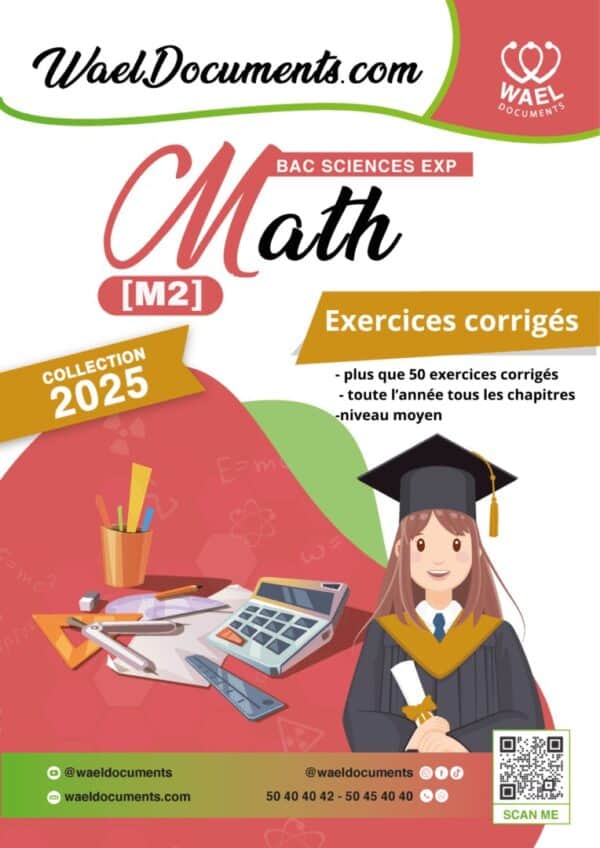 [M2new] Mathématiques- Exercices corrigés- Bac sciences