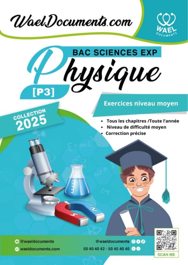 [P3new] Physiques- Exercices niveau moyen corrigés- Bac sciences