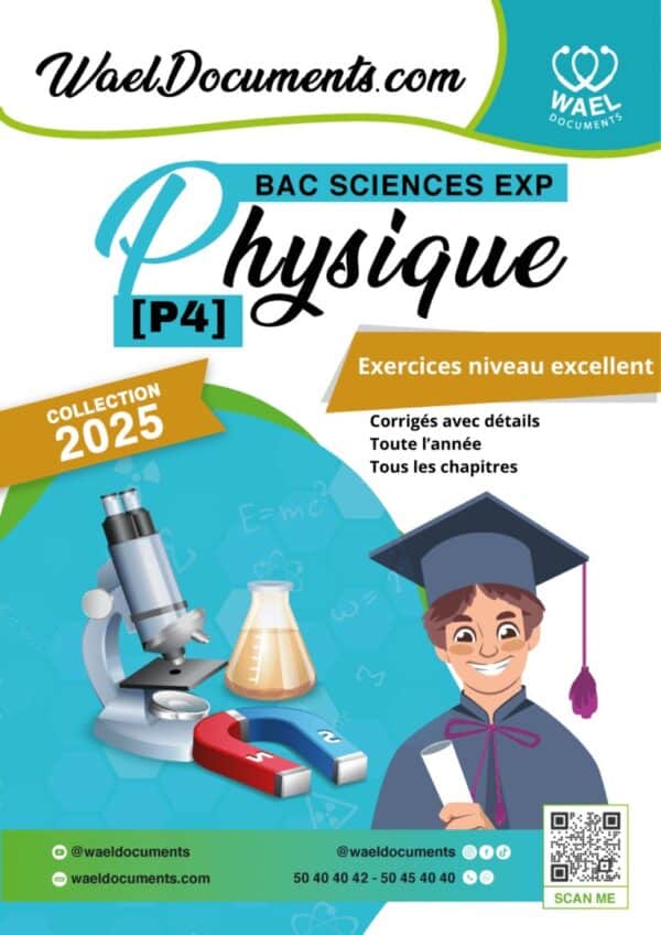 [P4new] Physique- Exercices niveau excellent corrigés- Bac sciences