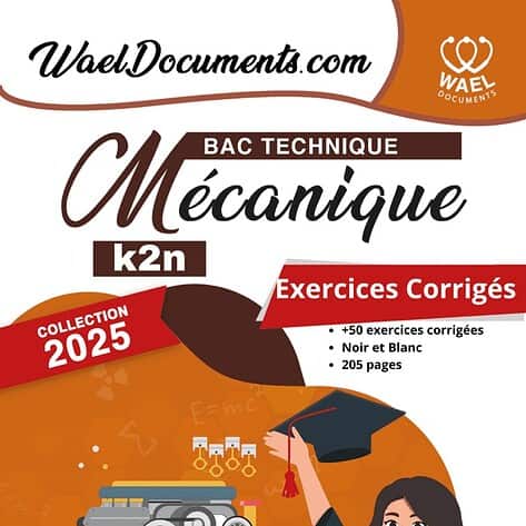 [K2Nnew] Mécanique- Exercices en noir et blanc- Bac Technique