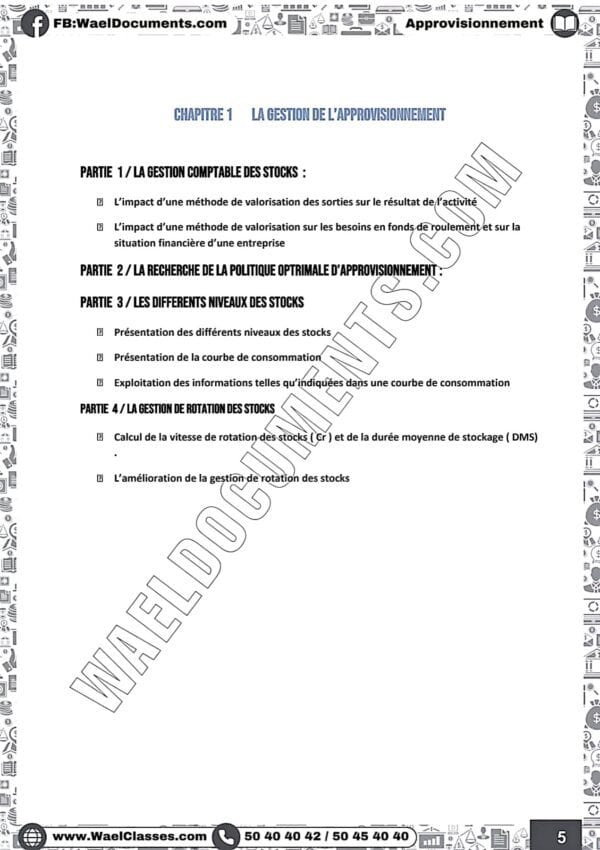 [E5new] gestion-résumé et cours tous les chapitres-bac économie