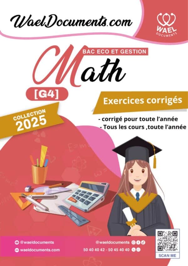 [G4new] Mathématiques- Exercices corrigés toute l'année -Bac économie