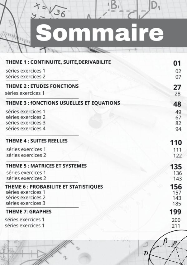 [G4new] Mathématiques- Exercices corrigés toute l'année -Bac économie