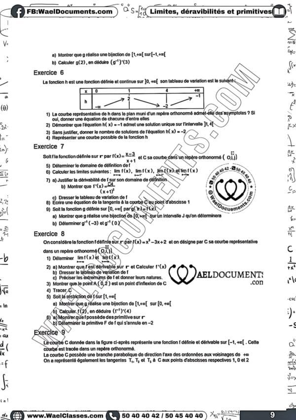 [G4new] Mathématiques- Exercices corrigés toute l'année -Bac économie