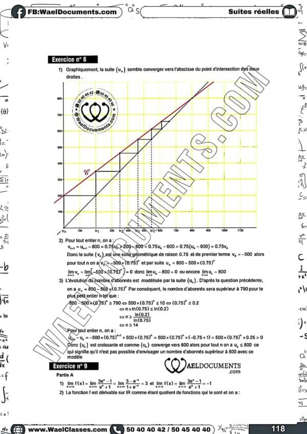 [G4new] Mathématiques- Exercices corrigés toute l'année -Bac économie