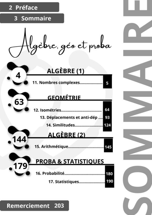 [H6new] Mathématiques-Tome 2 : Séries d'algèbre, geo, proba corrigés en détail- Bac math