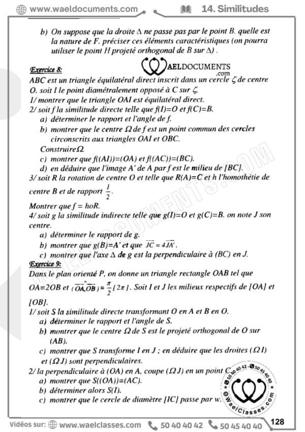 [H6new] Mathématiques-Tome 2 : Séries d'algèbre, geo, proba corrigés en détail- Bac math