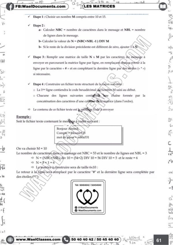 [i2new] Algo et Prog- Exercices corrigés tous les chapitres - Bac informatique