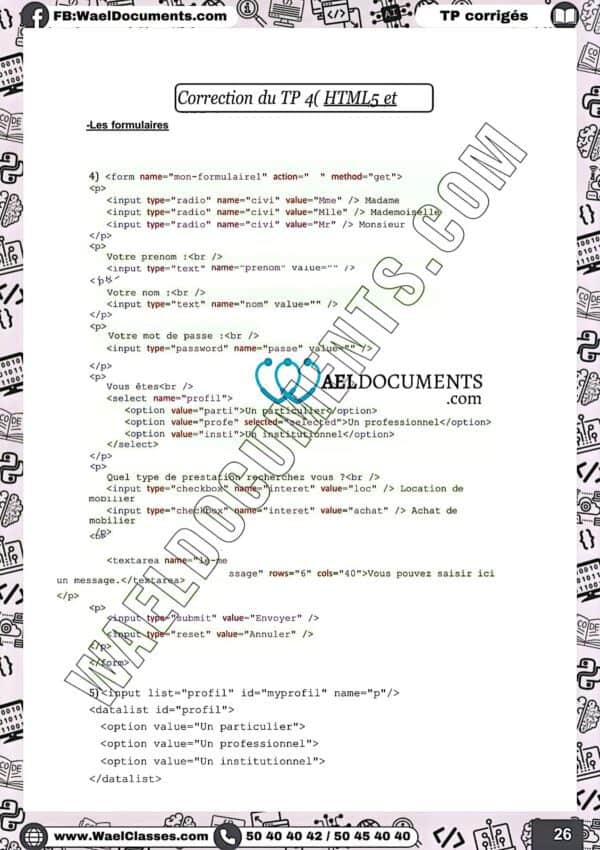 [i4new] STI- Exercices et TP corrigés- Bac informatique