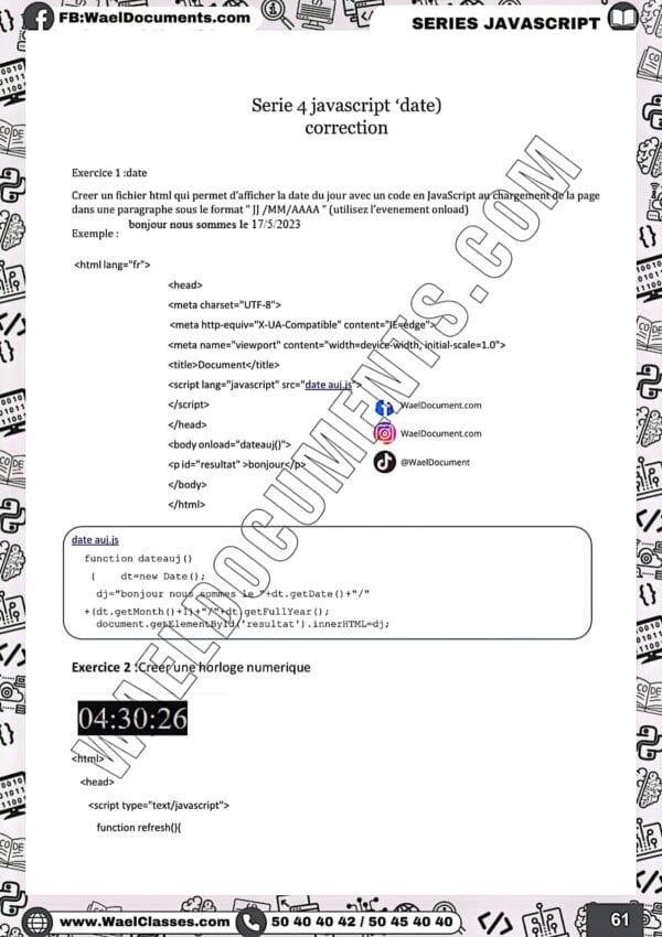 [i4new] STI- Exercices et TP corrigés- Bac informatique