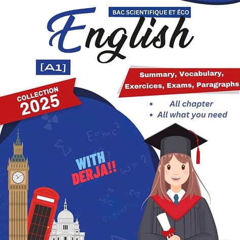 [A1new] Anlgais- Résumés, exercices, devoirs et explication derja- Bac scientifique et éco