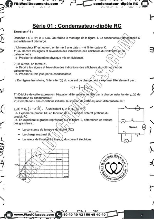 [P3new] Physiques- Exercices niveau moyen corrigés- Bac sciences