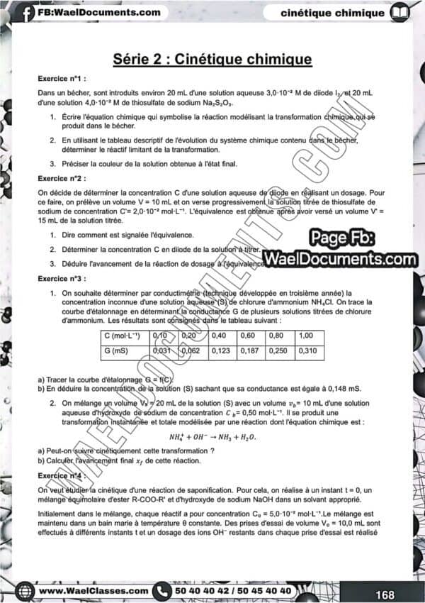 [P3new] Physiques- Exercices niveau moyen corrigés- Bac sciences