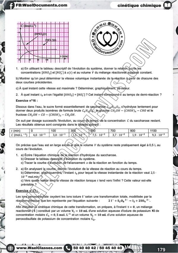 [P3new] Physiques- Exercices niveau moyen corrigés- Bac sciences