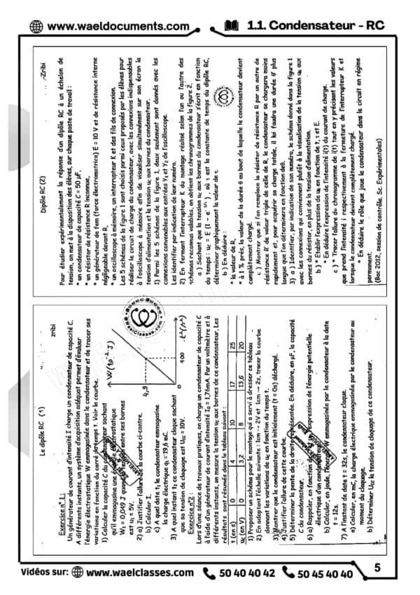 [P7new] Physiques- Séries Pilote Sfax corrigés- Bac sciences