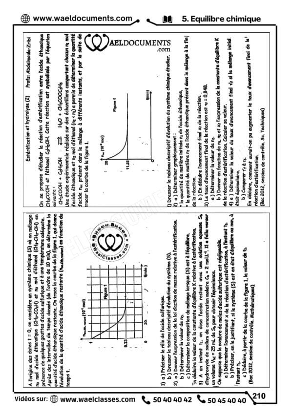 [P7new] Physiques- Séries Pilote Sfax corrigés- Bac sciences