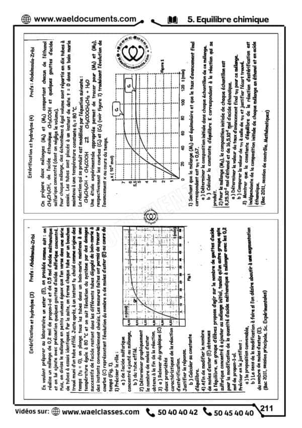 [P7new] Physiques- Séries Pilote Sfax corrigés- Bac sciences