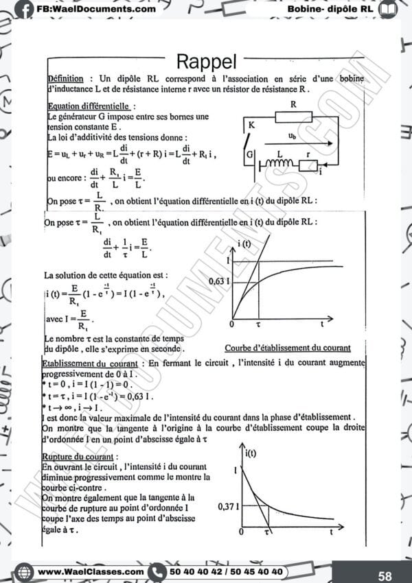 [V1new] Physiques- Cours détaillé-bac maths