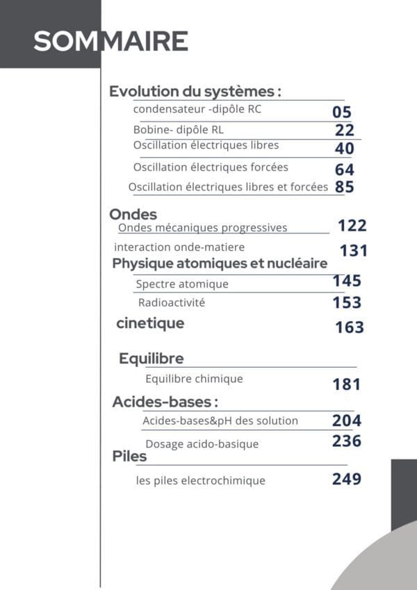 [V2new] Physiques-Résumés tous les chapitres- Bac maths