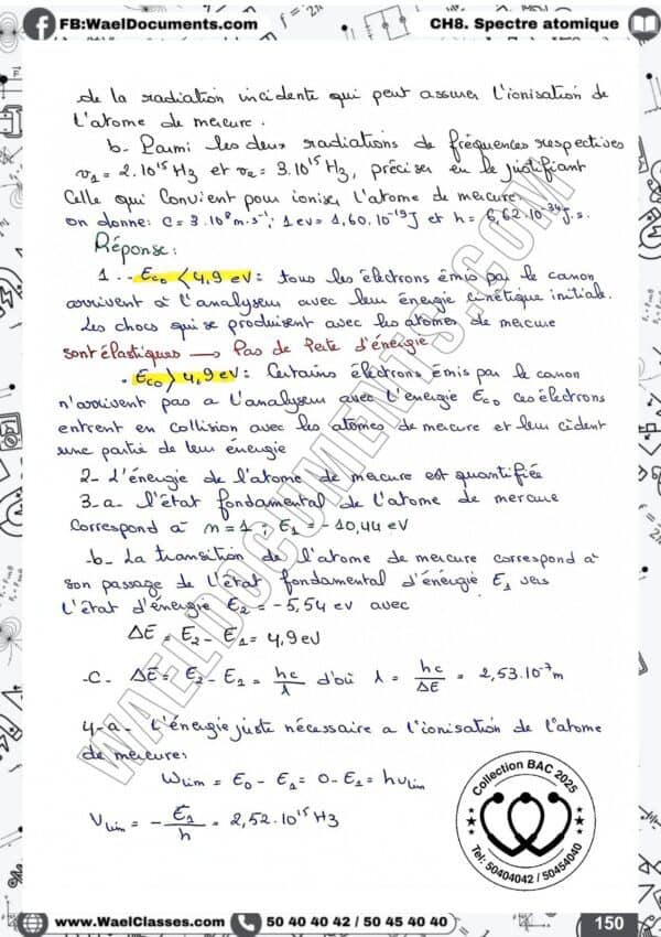 [V2new] Physiques-Résumés tous les chapitres- Bac maths