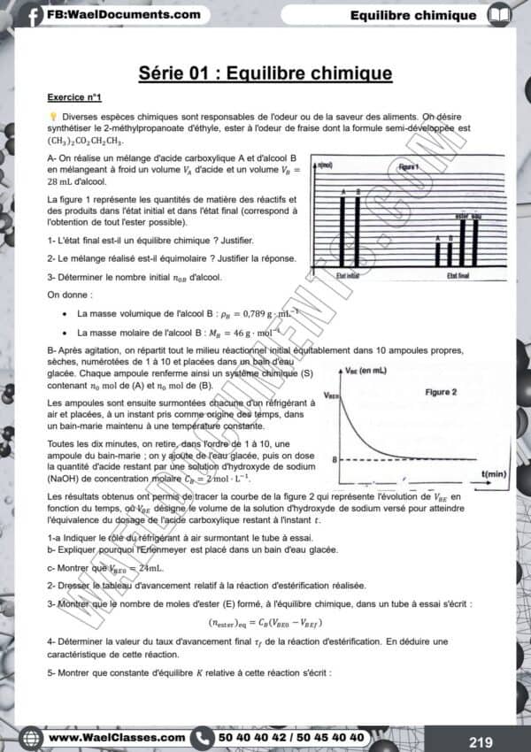 [V3new] Physiques- Exercices niveau moyen corrigés- Bac maths