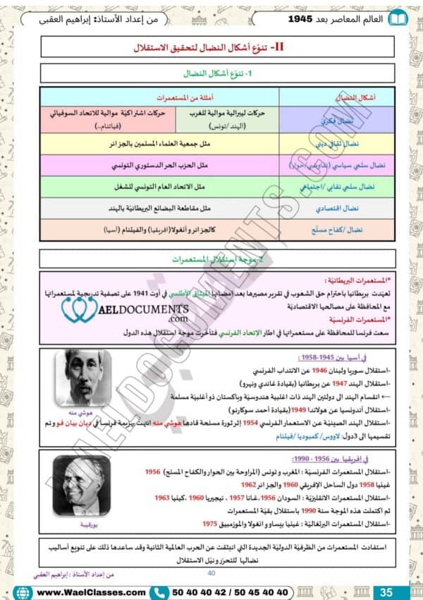 [G1new] تاريخ و جغرافيا - برنامج 2026- تلاخيص عام كامل