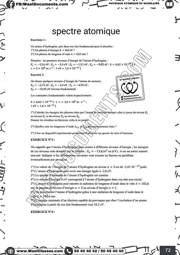 [P0New] Physiques - Exercices physiques faciles - Bac Sciences